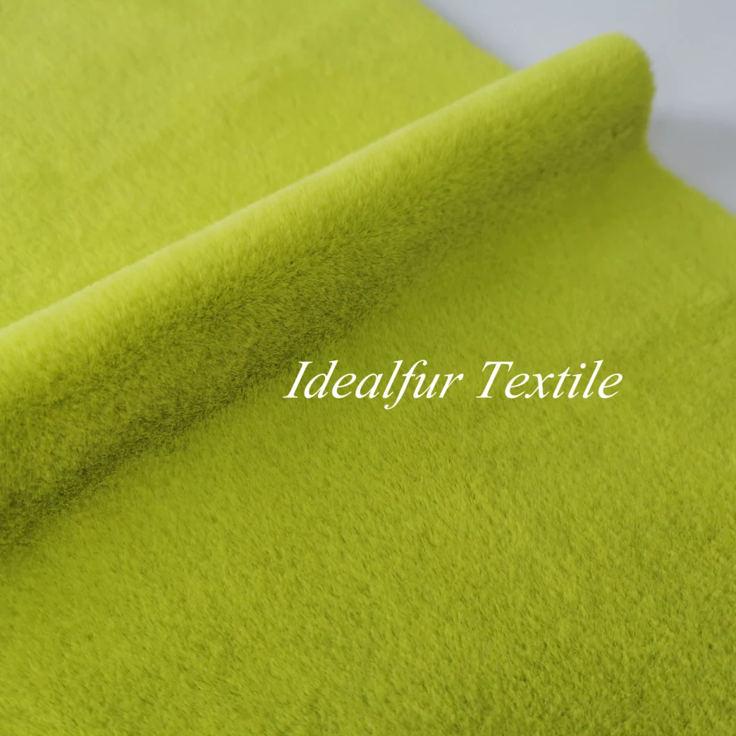 2020 New Product 6 mm European Mink Faux Fur Fabric