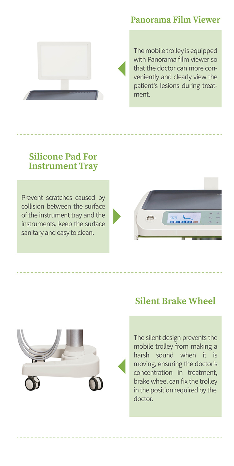 Foshan Dental Chair Unit Price with X-Ray Film Viewer