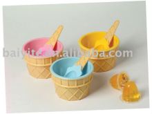 plastic child ice cream cup