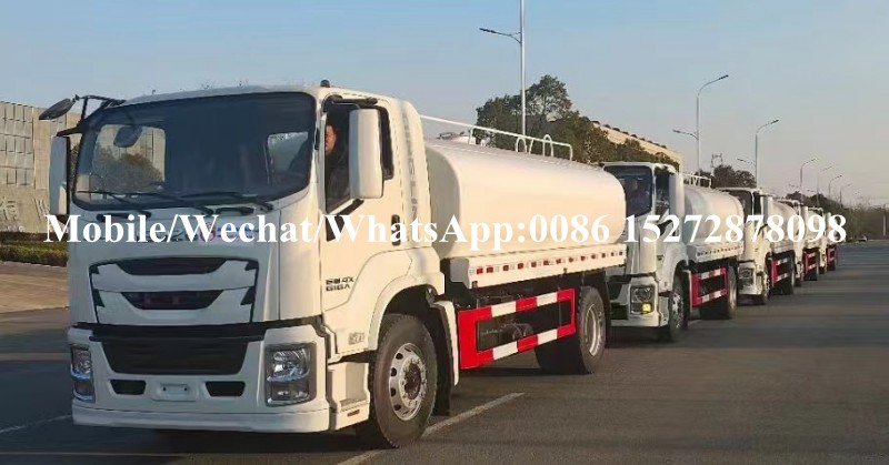 Camión de agua de Isuzu (4) ISUZU Water Truck (4)