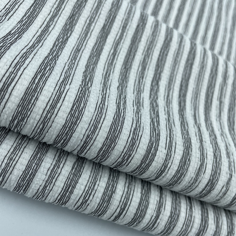 Têxtil de poliéster listrado Striped Polyester Textile
