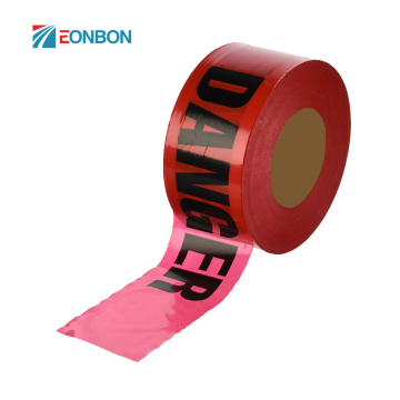 Red Caution Tape PE Danger Warning Tape