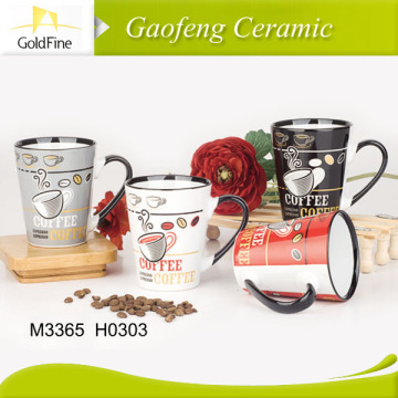 stoneware mug with decal