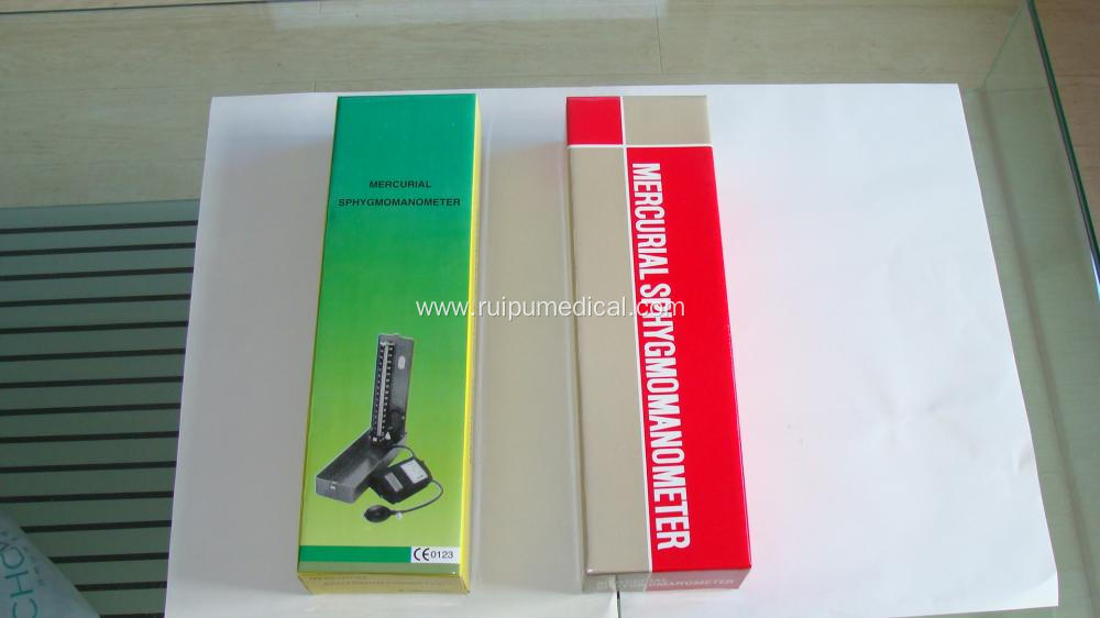 Good Price Medical Desk Type Mercury Sphygmomanometer