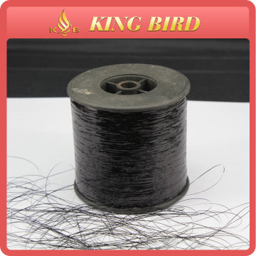 black color flat metallic yarn