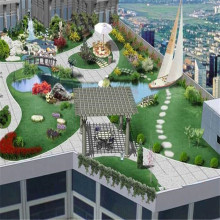 HDPE Green Garden Roofing Material Drainage Board