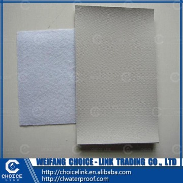 PVC waterproof membranes with polyester mesh