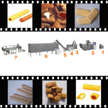 Inflating Snacks Food Processing Line