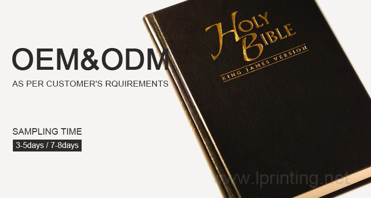 2020 hot Customized holy hardcover spanish english holy bible printing bible book