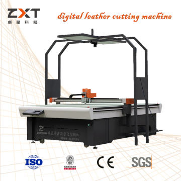 Dileless PU Tulen Leather Cutting Machine