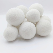 Handmade Organic Wool Drying Balls - Custom Logo, Odorless Laundry Discs