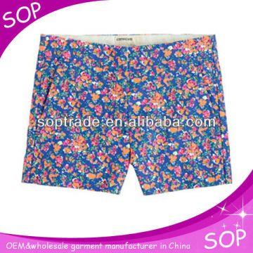 Children unique summer clothes floral shorts girls beach casual shorts pants