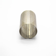SUS304 Perforated Mesh Filter Tube