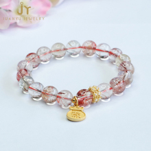 Jewelry: Mixed Color Rutilated Quartz Lucky Bag Shape Bracelets - Natural Healing Crystal & Energy Stone Beads