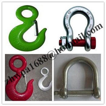 Screw Pin Bow Shackle& D- Shackle,Standard D Shackle&forged Shackle