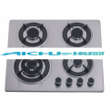 4 Burners Steel Gas And Electric Stove