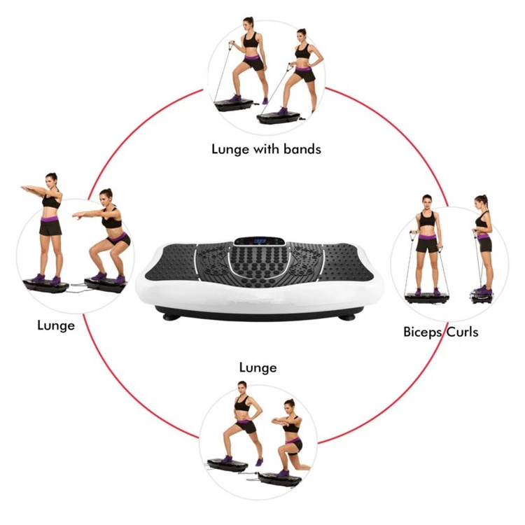 High Quality With Hot Whole Body Vibration Plate Fitness Machine Crazy Fit Massage Fitness Equipment Weight Plate