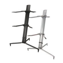 Double Tier Aluminum Alloy Spider Pro Keyboard Stand for Electronic Pianos and Keyboards