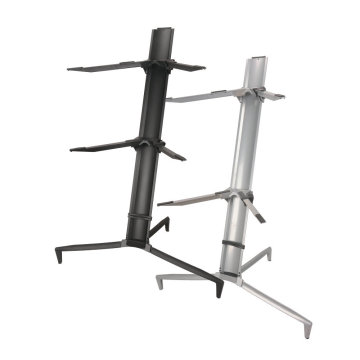Double Tier Aluminum Alloy Spider Pro Keyboard Stand for Electronic Pianos and Keyboards