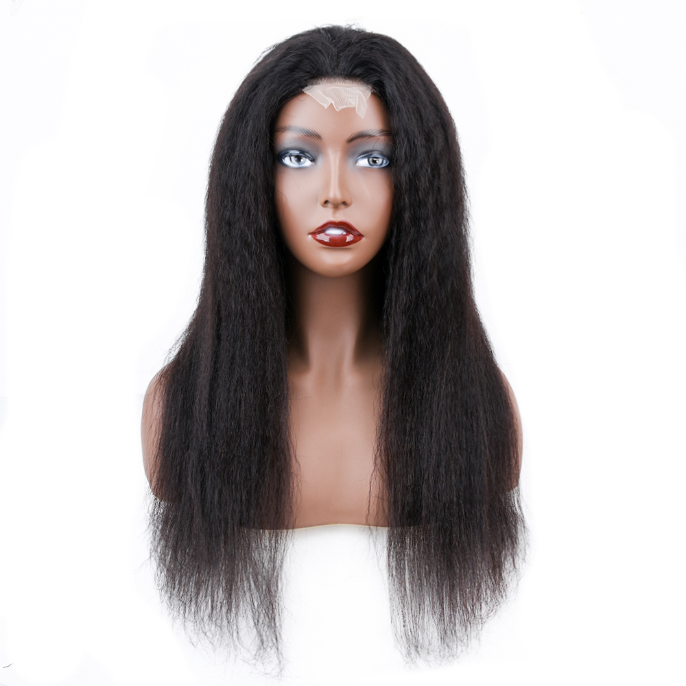 New Style 2*4 Lace Closure Wig 10A Nature Color Straight Cheap Comfortabl Brazilian Hair Wigs Wholesale In Stock,100% Human Hair