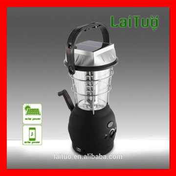 Outdoor use solar powered led portable latern