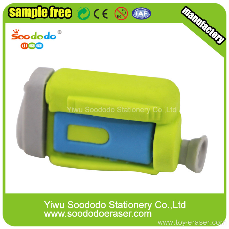 Green Dv Camera Novetly Eraser,Rubber eco-tpr eraser