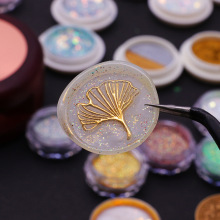 Dual-Color Gold & Silver Wax Stamps with Gold Powder Sequins - DIY Craft Supplies