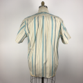 Men's striped plus size beach shirts short sleeve