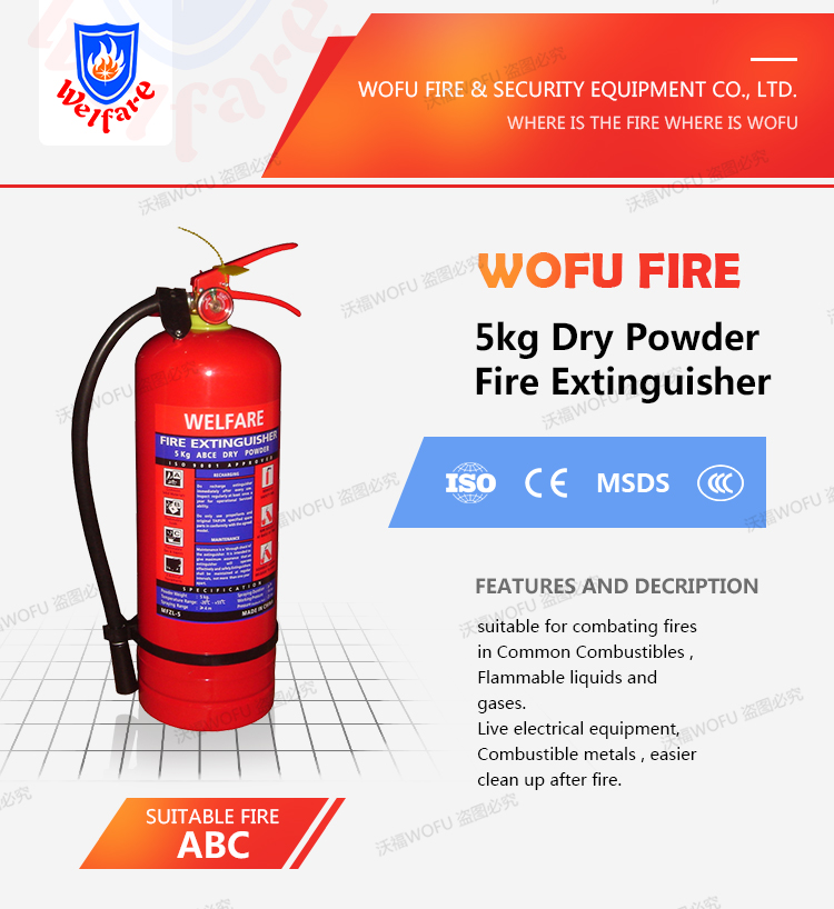 1-12kg portable ABC fire stop extinguisher