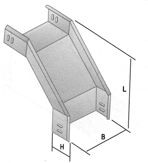 Cable tray external riser