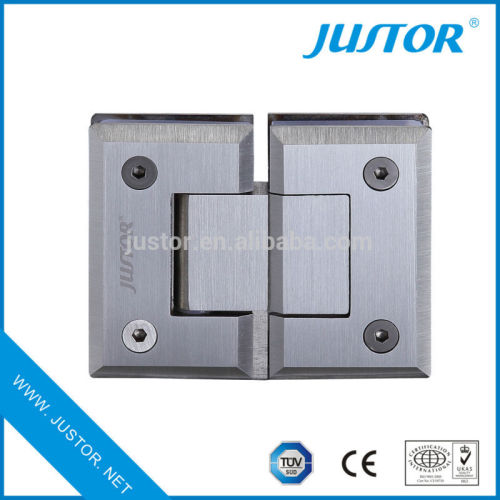 high quality bathroom glass door 304 stainless steel clamp JU-W204