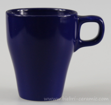 11oz Blue Colored Nice Quality Ceramic Tea & Coffee Cups & Mugs With Handle