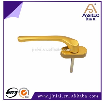 Aluminum casement window handle cockspur wedge