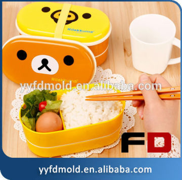 Hot selling plastic bento box mold injection China factory