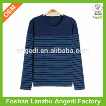 Fashion man custom t shirt stripe t shirt