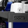SGCB 3層モバイルローリングユーティリティカート、ホイール付き、頑丈な産業用サービスカート265ポンド最大容量人間工学に基づいたタブ収納カート、ガレージ、倉庫、クリーニング用のスイベルロックキャスター付き