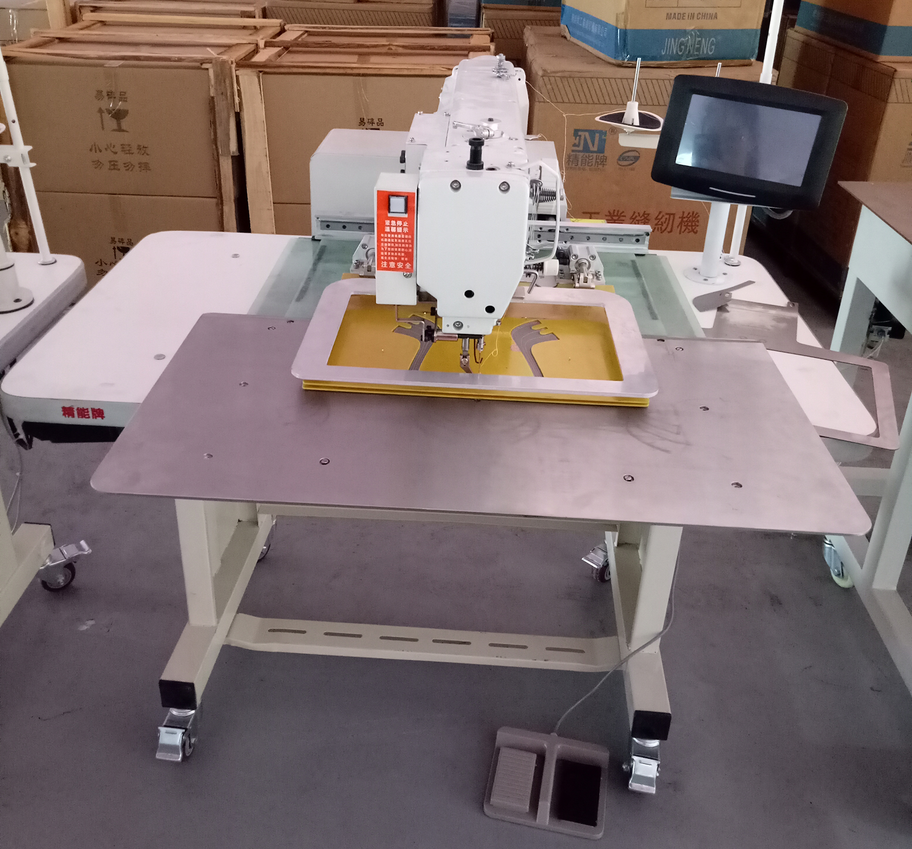 Automatic Computer Control Programmable Pattern Bag Backpack Sewing Machine Computer Pattern Sewing Machine For Making Shoes