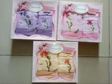 Flower Embroidered Decorative Bath Towels Collection