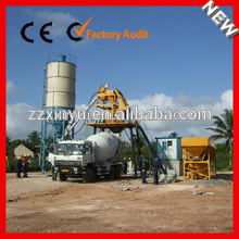 Commercial type HZS50 concrete batching mxing plant exporter