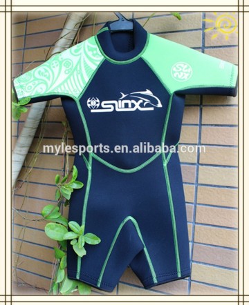 2.5MM Green Neoprene Spring Diving Wet Suits Baby Wetsuit 2017