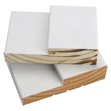 White Primed Wooden Molding Solid Wood Door Jamb - High Quality