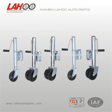 Hydraulic trailer jack with rubber wheel trailer jack manufacturers