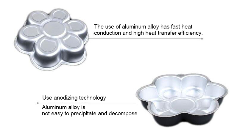 Flower-shaped Aluminum Cake Pan (6)