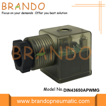 DIN43650A Power Save Solenoid Valve Coil Connector 220VAC