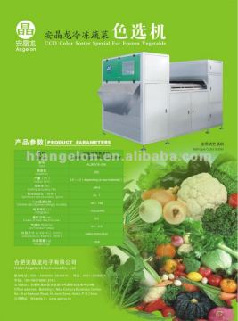 Frozen Vegetables Color Sorters Angelon Belt-type Color Sorting Equipments for Sorting Frozen Vegetables