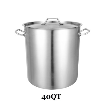 Rostfritt stål Lagerpott Kokkärl 40-Quart