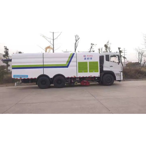 Novo caminhão de varredura de rua Dongfeng 6X4 22cbm