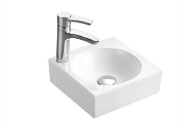 wall hung basin powder room pipework plumbing