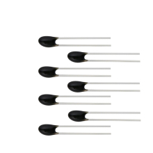 High Reliability MF52 Bead Type Wire Epoxy NTC Thermistors: 100k Ohms & 50k Ohm Resistance Products