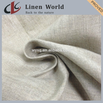 Single Natural 100% Linen 14*14 50*54 63" Greige Fabric For Garment